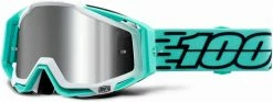 100% Racecraft + Injected Silver Mirror Lens Goggles