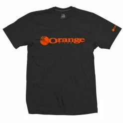 Orange Corporate T-Shirt - Black