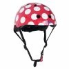 Kiddimoto Helmet - Red Dotty