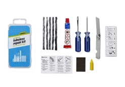 Kit De Réparation Tubeless FASI Weldtite 5 Mèches + Colle + Outils