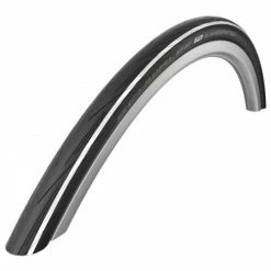 Pneumatiques Pour Cycles 700x25c Schwalbe LUGANO HS 471 Noir à Bande Blanche Tringle Rigide ETRTO 25-622