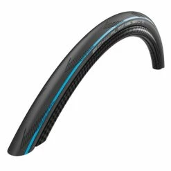 Pneumatiques Pour Cycles 700x25c Schwalbe One HS462A Noir Bleu RaceGuard Addix - Tringle Souple - ETRTO 25-622